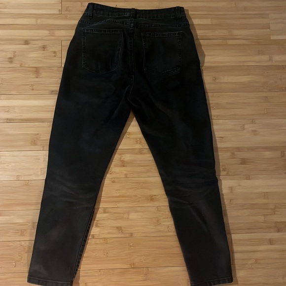 Cotton:On Black Stretch Mom Jeans - Picture 5 of 5